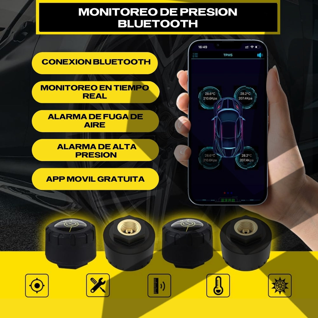 TPMS SENSORES PRESION LLANTAS X 4 UND