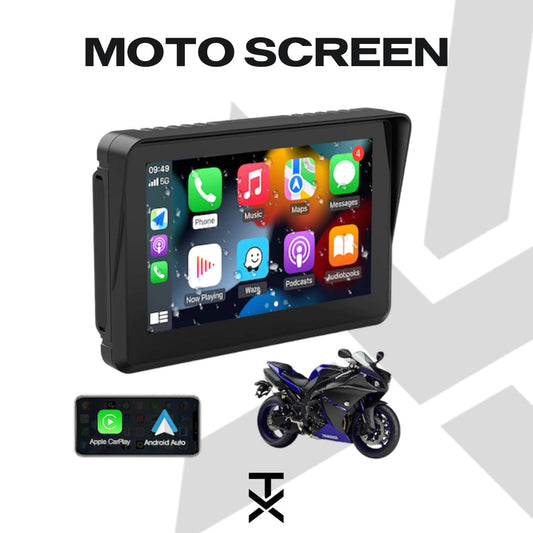 Pantalla para Moto 5" Apple CarPlay - Android Auto